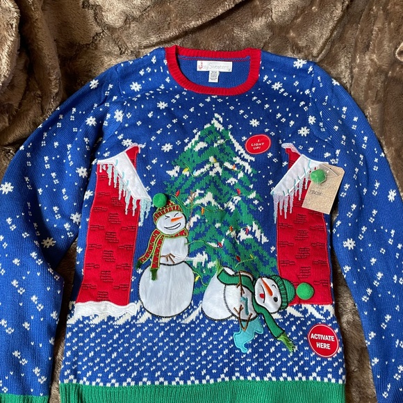 Light up JOLLY SWEATERS Light-up Christmas Sweater - Picture 3 of 8
